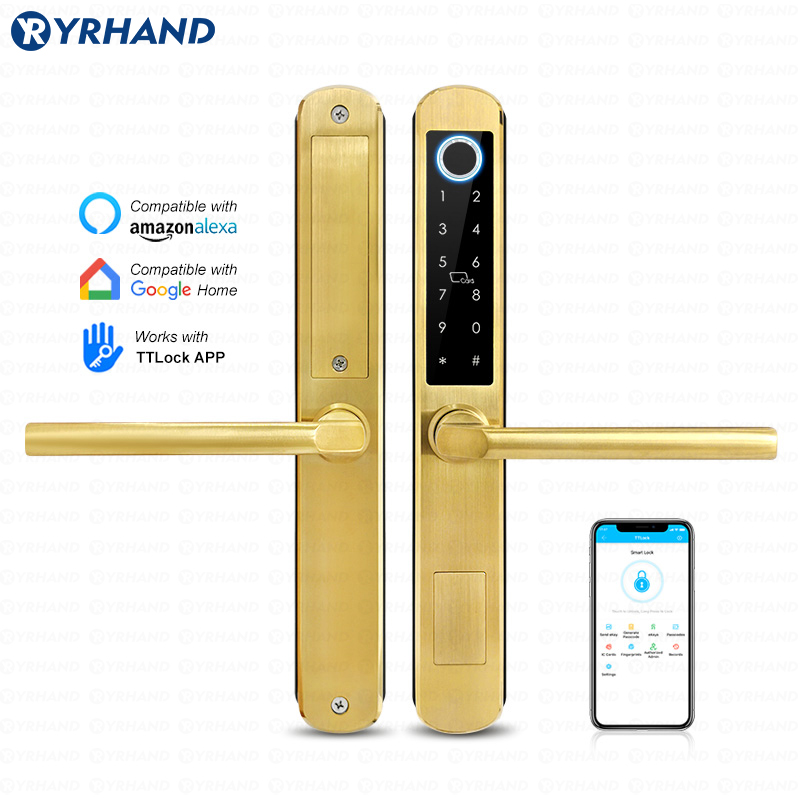 Home Security Key - Fechadura inteligente de vidro deslizante de