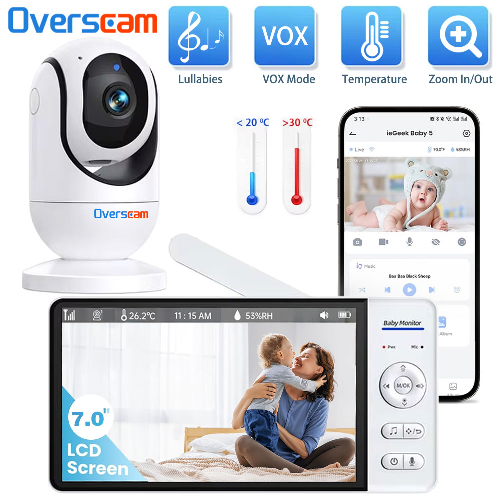 Home Security Uk - 7.0 Polegada tela monitor do bebê
