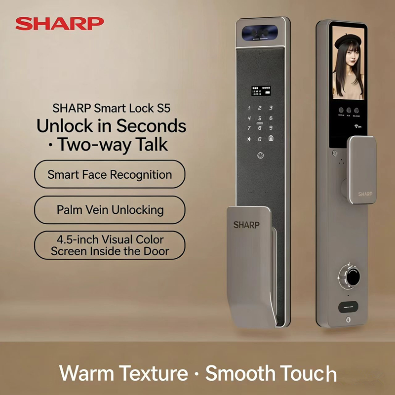 Home Security Key - Fechadura Inteligente Automática Sharp S5-FV com