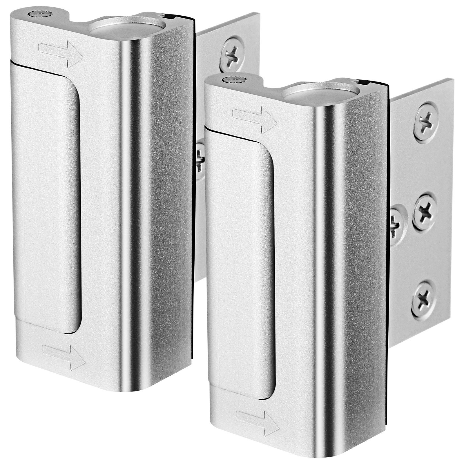 Home Security Door Reinforcement Lock - 2 Peças de Trava de Segurança