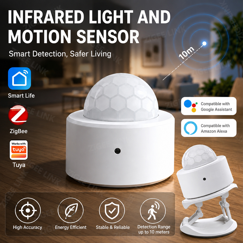 Home Security Device - Sensor de Movimento PIR ZigBee 3.0