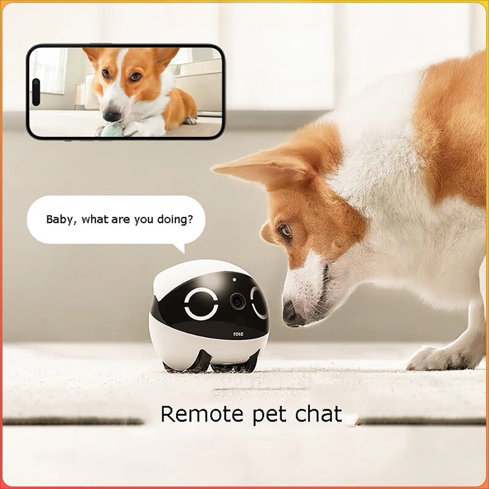 Home Security Robots - Robô Companheiro Mini para Segurança Doméstica