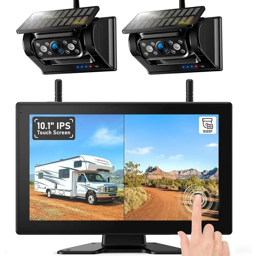 Camera Solar Wireless - Câmera de Ré Magnética Solar Sem