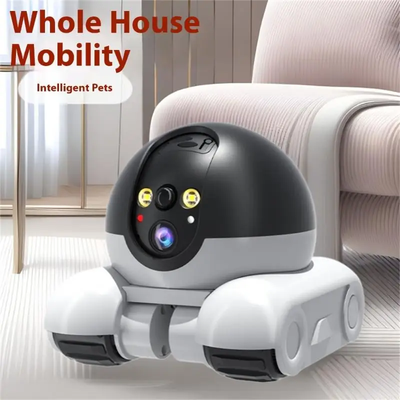 Home Security Robots - Câmera estimação rotativa 360 ​​graus com