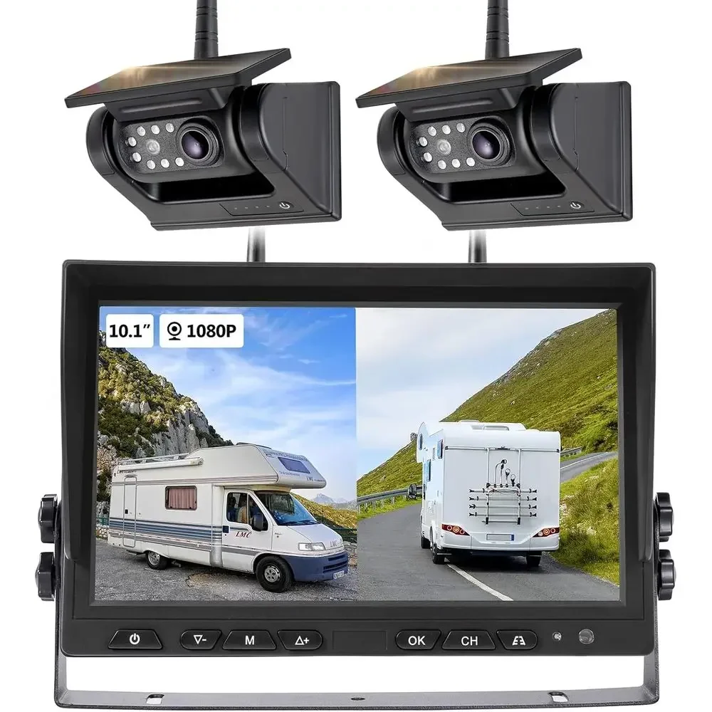Câmera de Ré Solar Magnética S - Camera Solar Wireless avaliação e preço