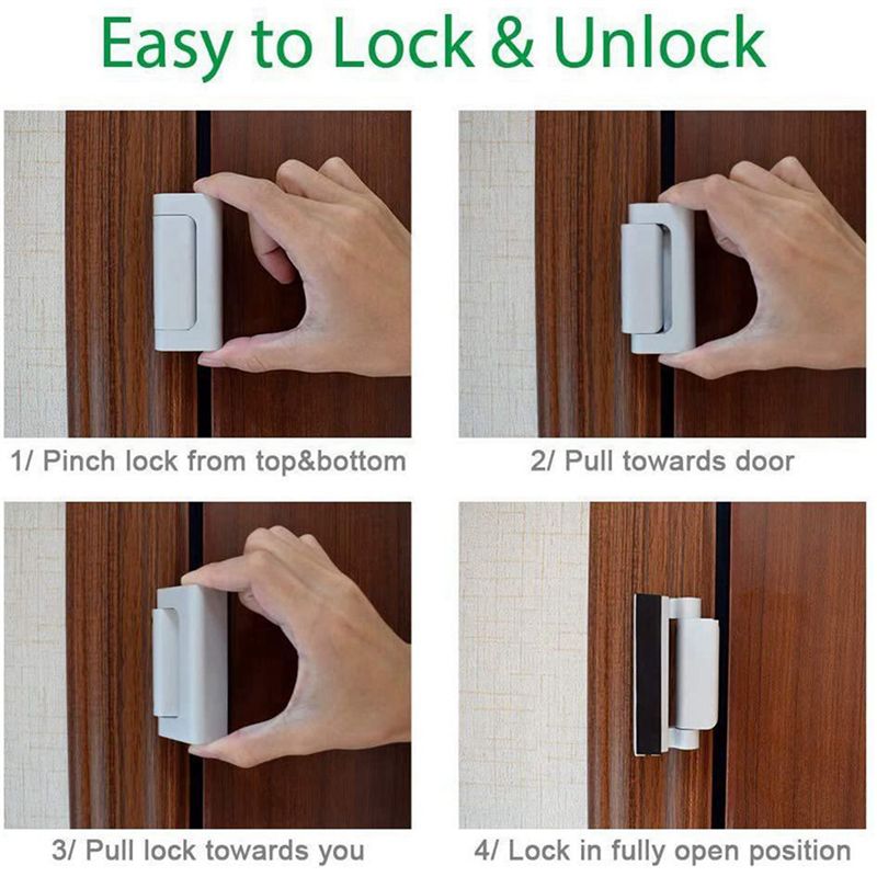 2x Fechadura de Segurança para - Home Security Door Reinforcement Lock avaliação e preço