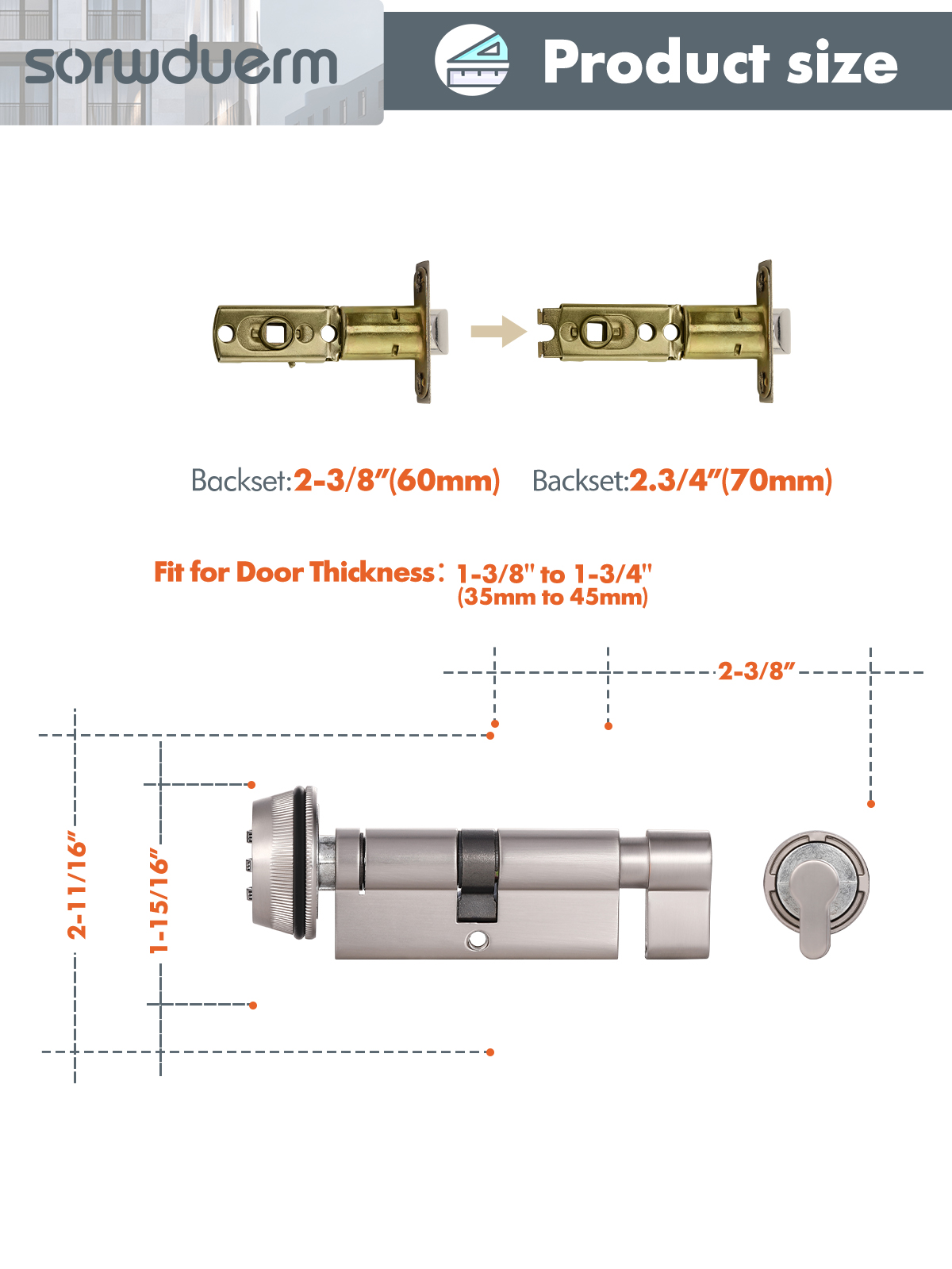 Fechadura de Porta Interna em  - Home Security Key avaliação e preço