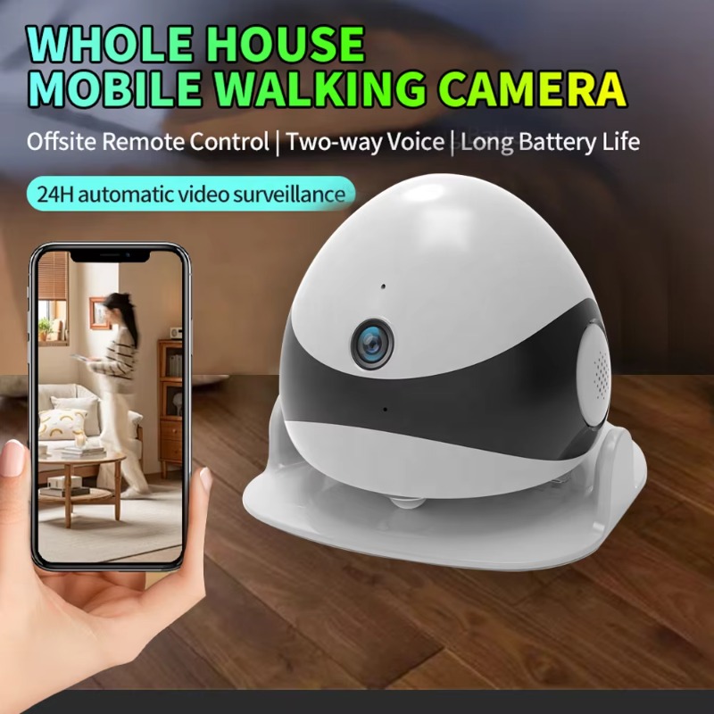 Câmera Robô Móvel Sem Fio 2K H - Home Security Robots avaliação e preço