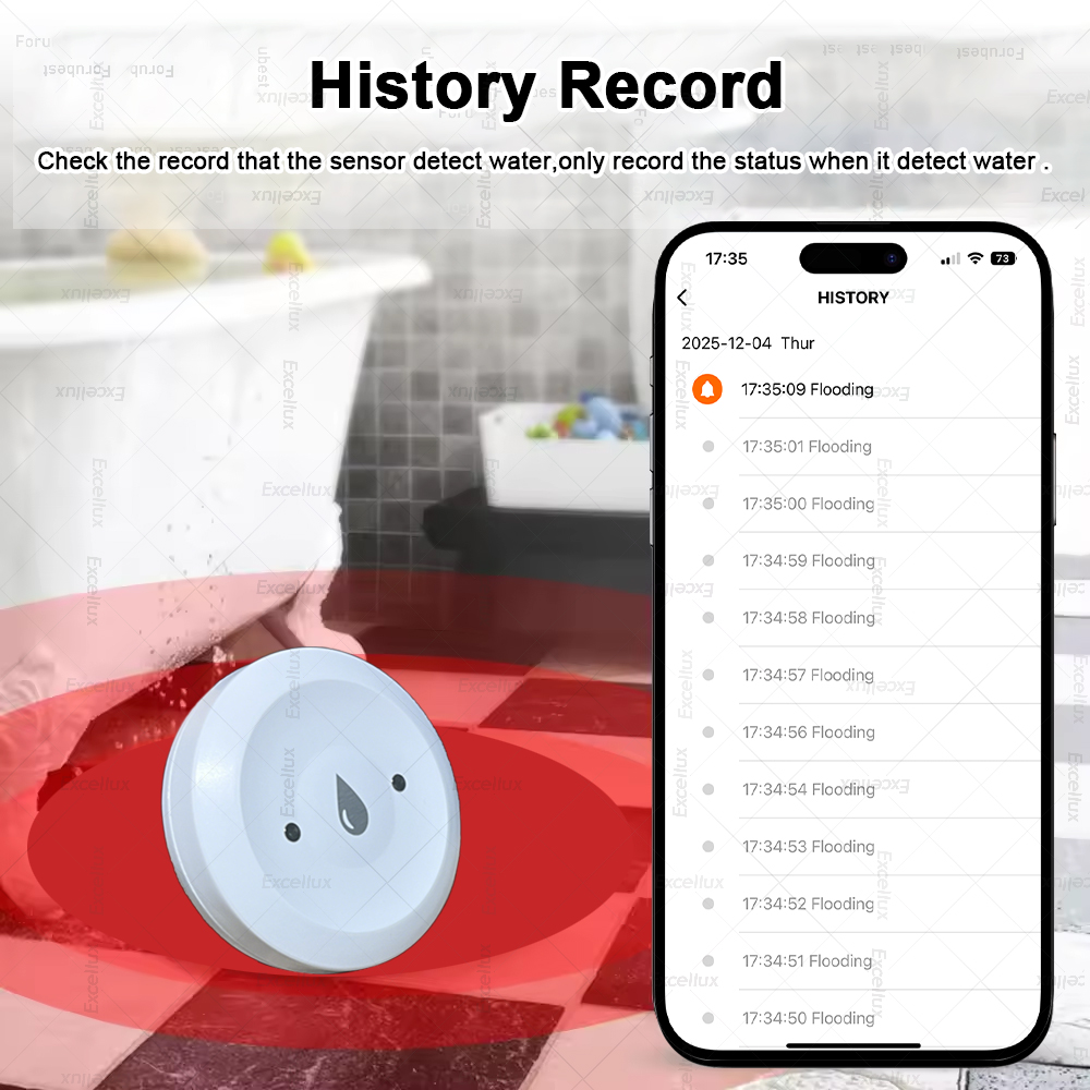 Zigbee detector de água sensor - Home Security Device avaliação e preço
