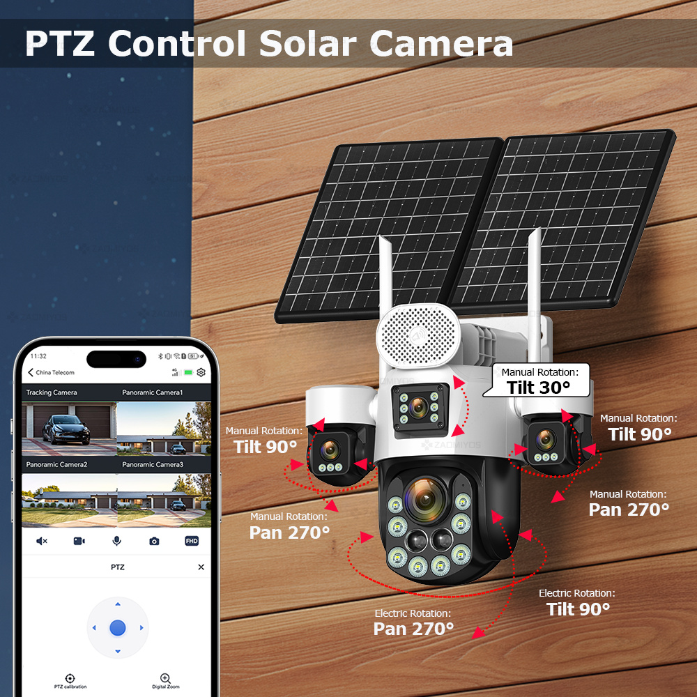 Câmera Externa 360 com 4 Lente - Home Security And Cctv avaliação e preço