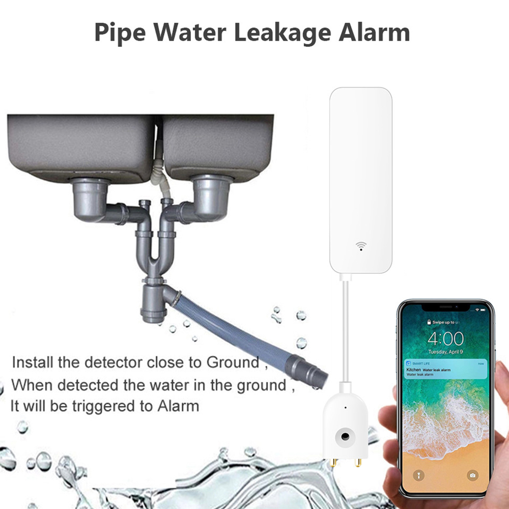 Sensor de vazamento de água wi - Home Security Device avaliação e preço
