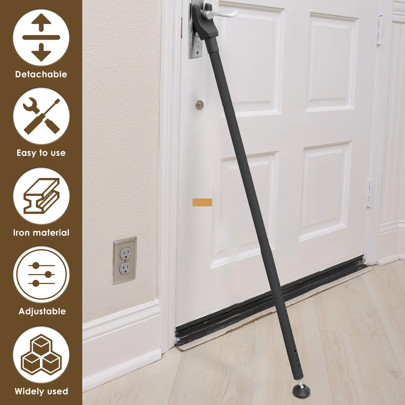 Barra de Segurança para Porta  - Home Security Door Reinforcement Lock avaliação e preço