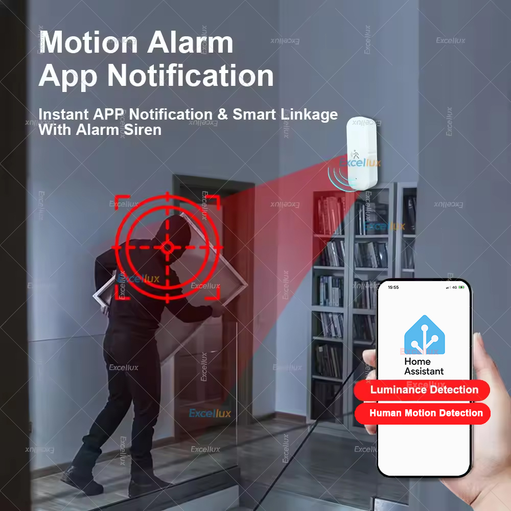Inteligente zigbee sensor de m - Home Security Device avaliação e preço