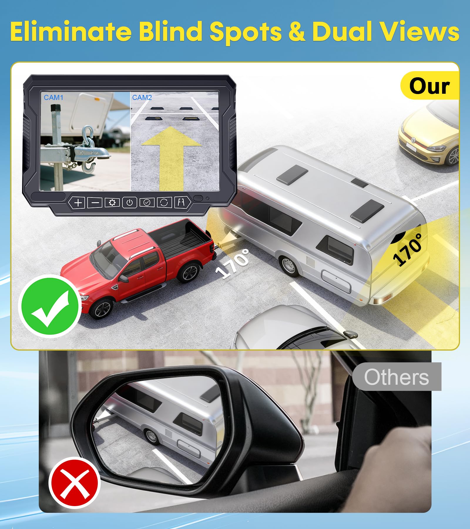Câmera de Ré Automotiva Airow  - Camera Solar Wireless avaliação e preço