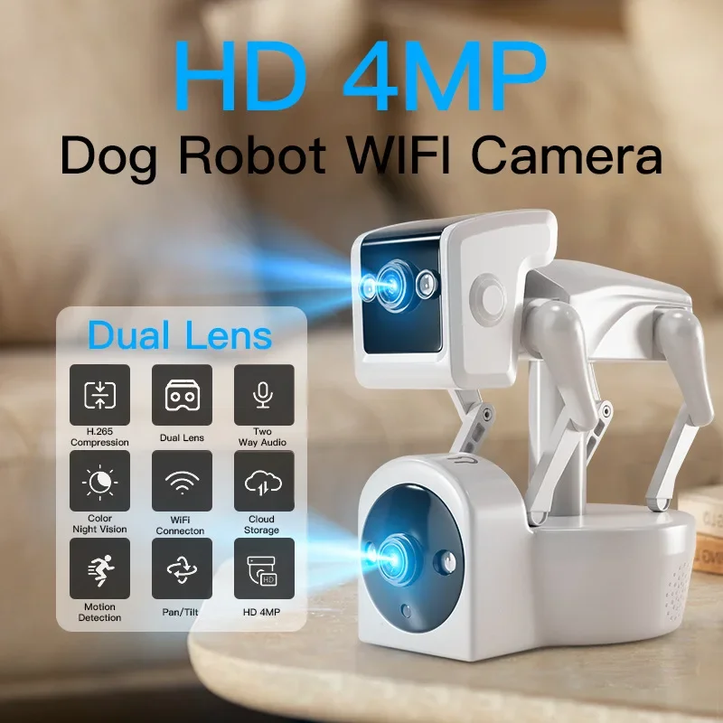 Câmera ip de 2mp, sem fio, rob - Home Security Robots avaliação e preço