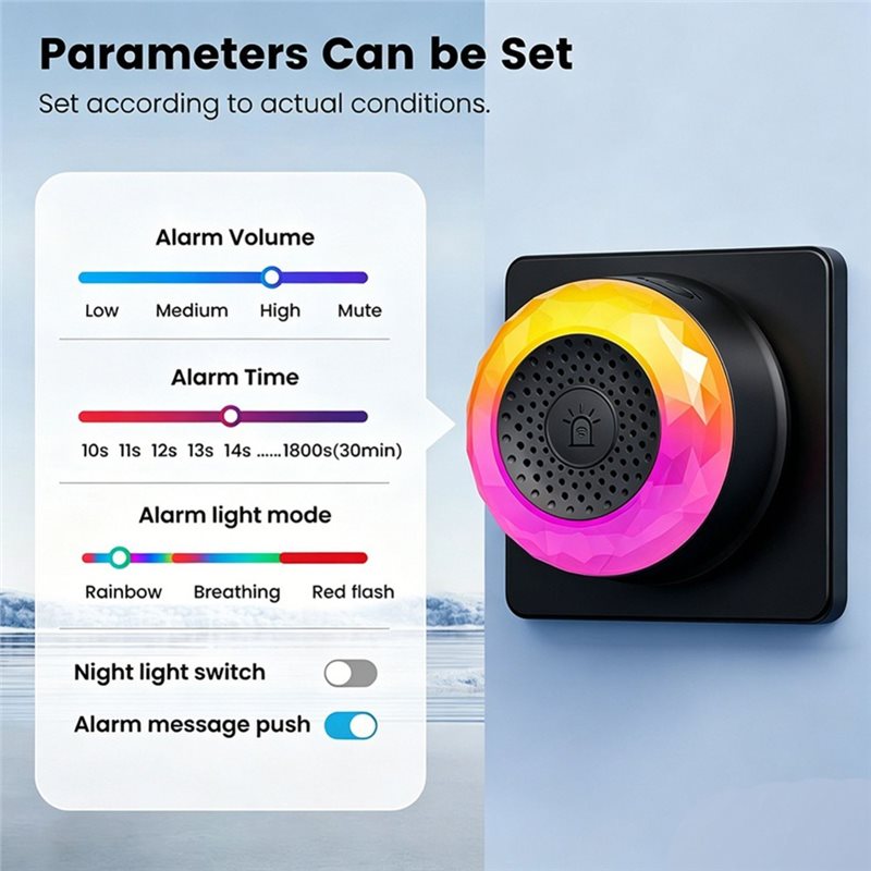 Sirene Inteligente 3CGRO-Tuya  - Home Security Uk avaliação e preço