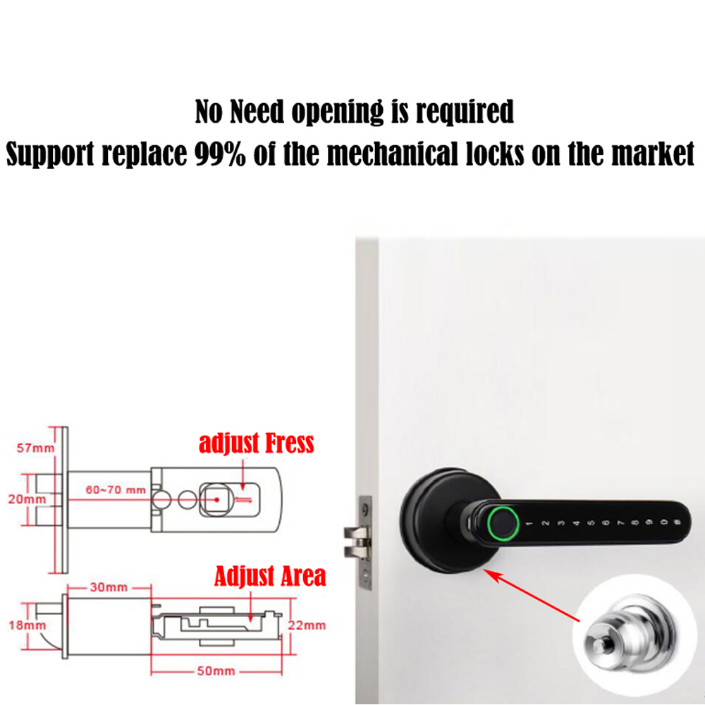Ttlock inteligente bluetooth f - Home Security Key avaliação e preço