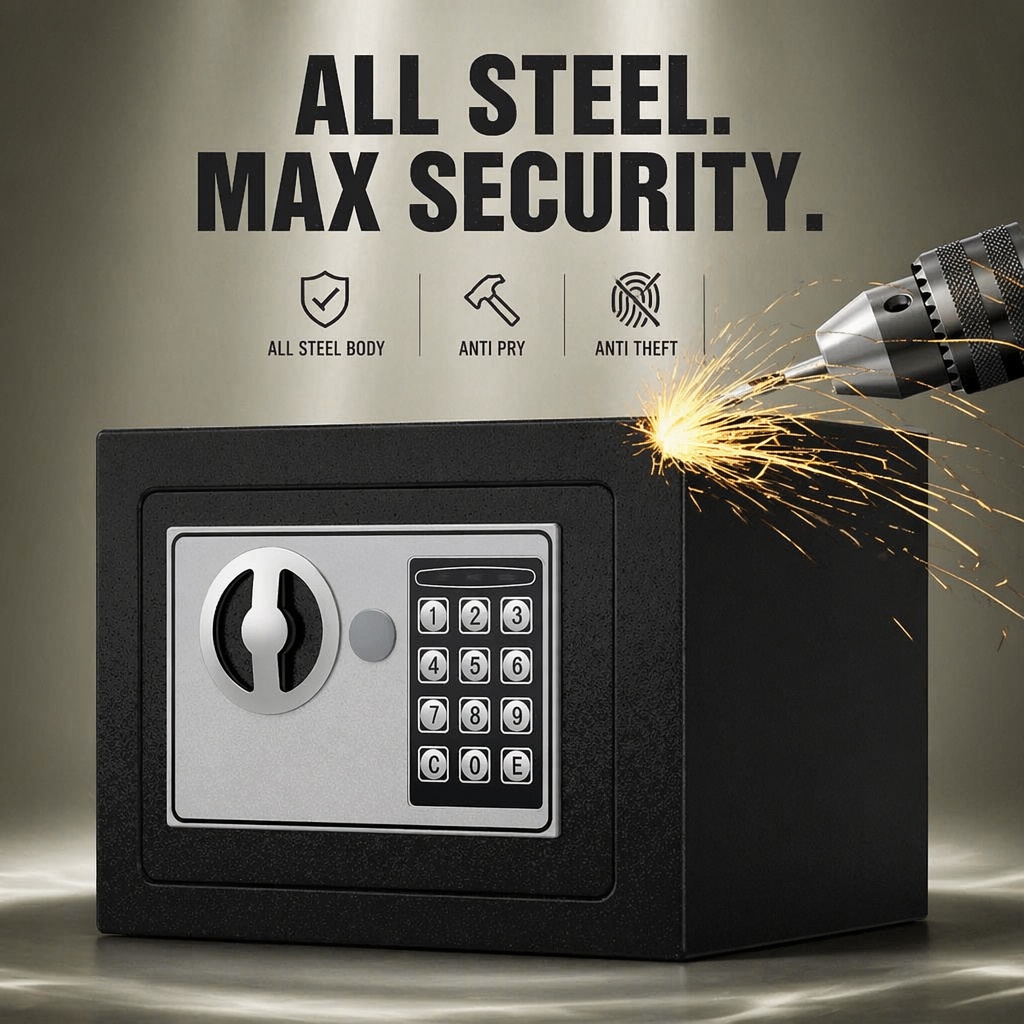 Cofre Eletrônico Digital de Aç - Home Security Key avaliação e preço