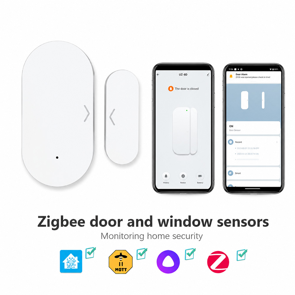 Sensor de Porta/Janela Zigbee  - Home Security Device avaliação e preço