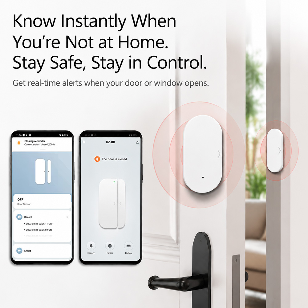 Sensor de Porta/Janela Zigbee  - Home Security Device avaliação e preço
