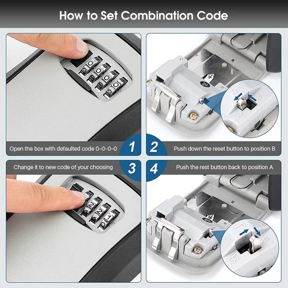 Wall-Mounted Key Storage Box P - Home Security Key avaliação e preço