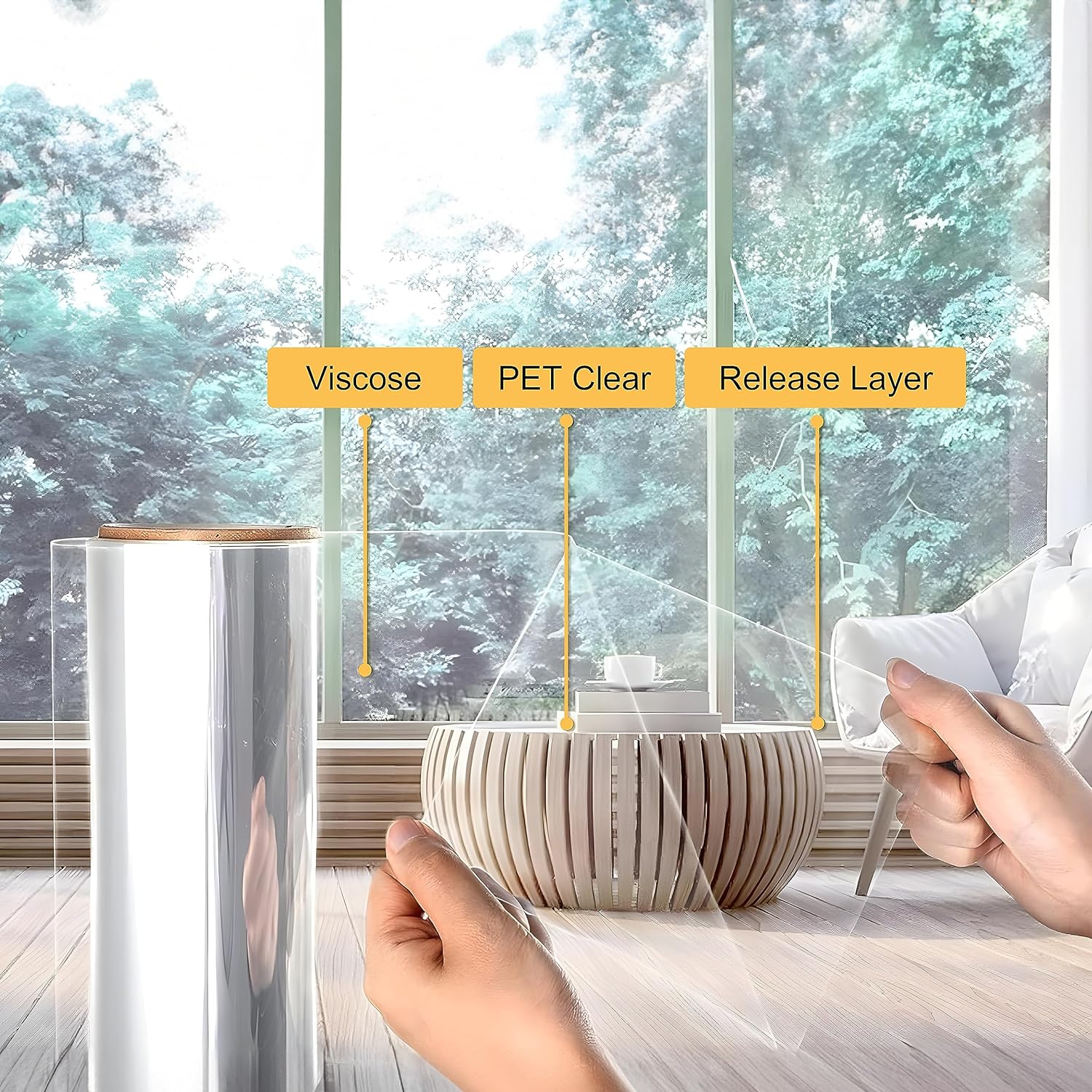 Filme transparente para janela - Home Security Film For Windows avaliação e preço