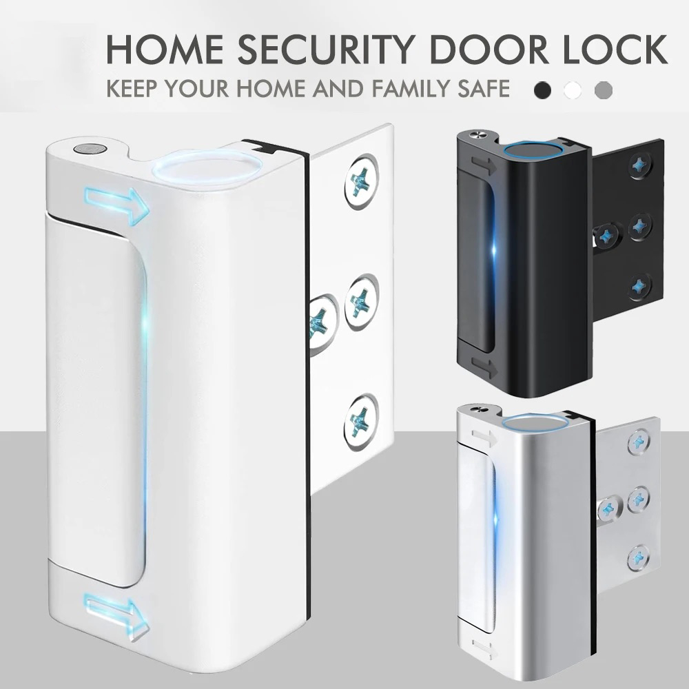 Nova fechadura de porta de seg - Home Security Door Reinforcement Lock avaliação e preço