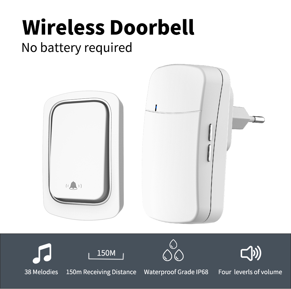 Campainha sem fio, campainha d - Home Security Uk avaliação e preço