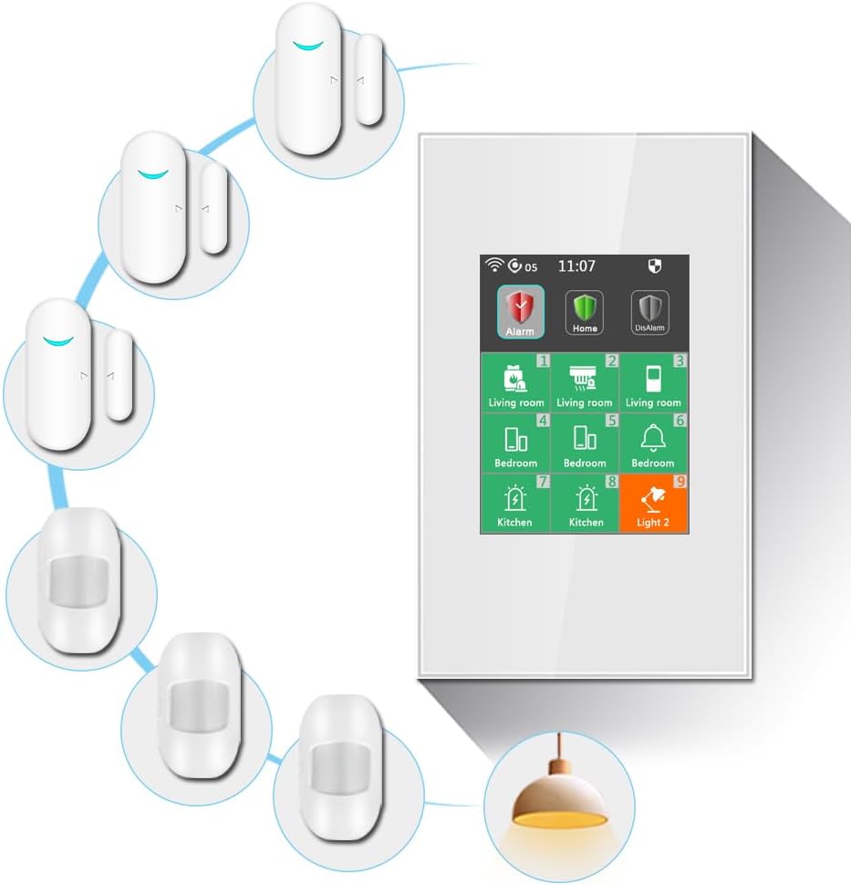 Lanbon lcd interruptor intelig - Home Security Uk avaliação e preço